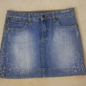 Limited Too | Y2K Denim Skirt with Crystals